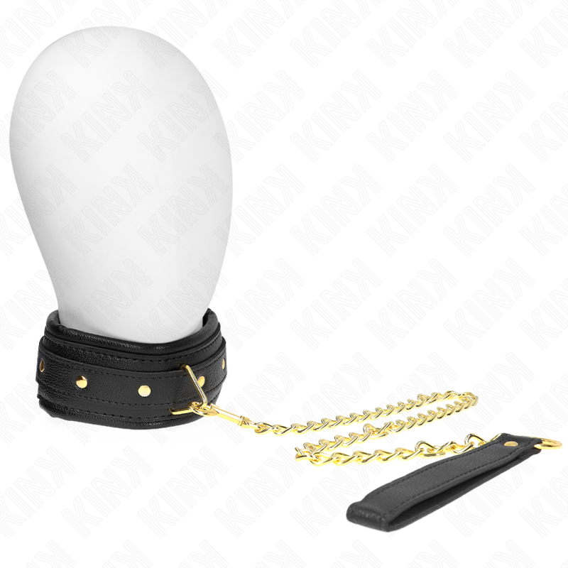 KINK Halskette mit Kunstlederband – verstellbar 37–54 cm | Stylischer Choker – BDSM-Zubehör Bild 1