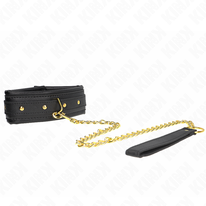 KINK Halskette mit Kunstlederband – verstellbar 37–54 cm | Stylischer Choker – BDSM-Zubehör Bild 2