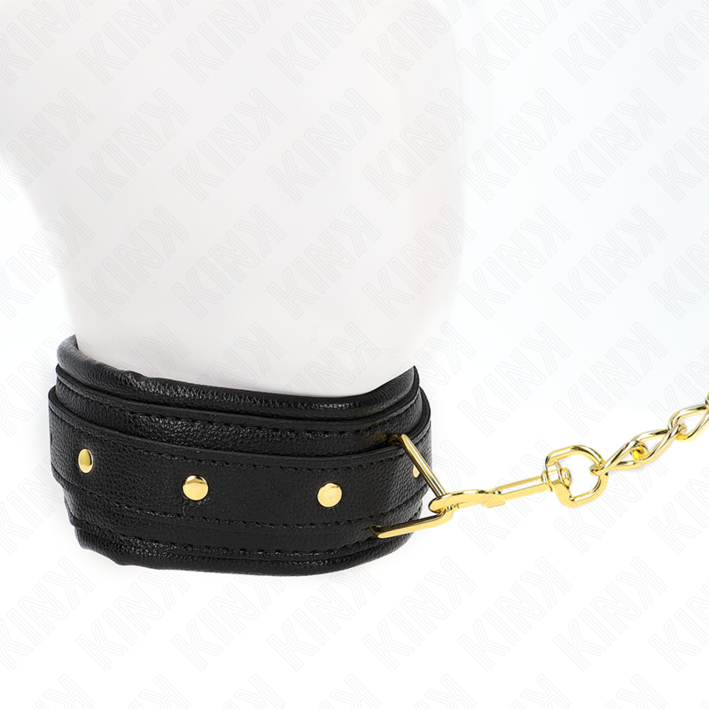 KINK Halskette mit Kunstlederband – verstellbar 37–54 cm | Stylischer Choker – BDSM-Zubehör Bild 6