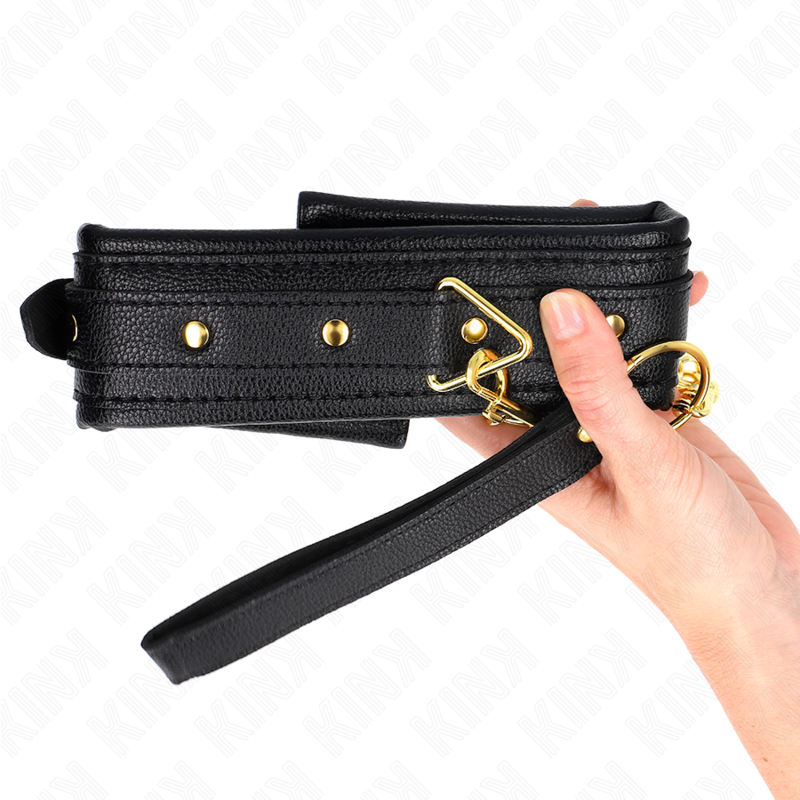 KINK Halskette mit Kunstlederband – verstellbar 37–54 cm | Stylischer Choker – BDSM-Zubehör Bild 8