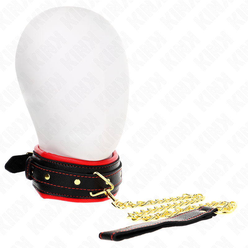 KINK Halskette mit Schwammkunstlederband Modell 2 – Verstellbar 37–54 cm | Secret Pulse – BDSM-Zubehör Bild 4