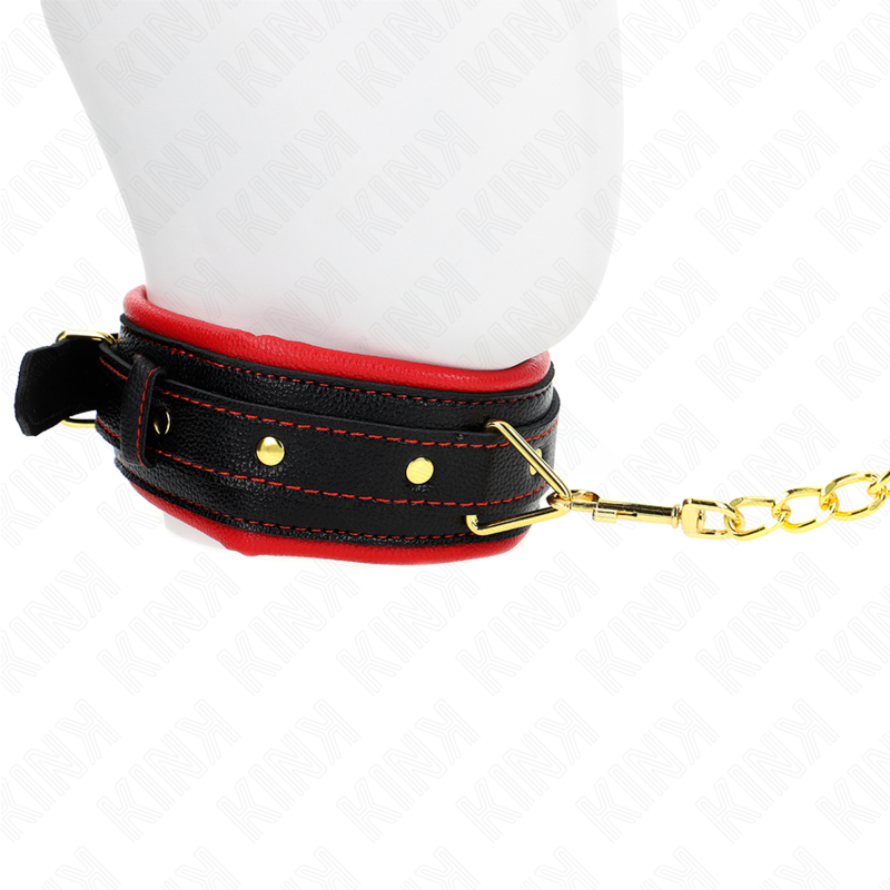 KINK Halskette mit Schwammkunstlederband Modell 2 – Verstellbar 37–54 cm | Secret Pulse – BDSM-Zubehör Bild 5