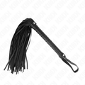 KINK Peitsche mit schwarzem strukturiertem Griff 48,5 cm – Bondage & BDSM | Secret Pulse Bondage-Fessel diskret online kaufen