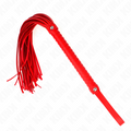 KINK Peitsche mit rotem strukturiertem Griff 48,5 cm – Bondage & BDSM | Secret Pulse Bondage-Fessel diskret online kaufen