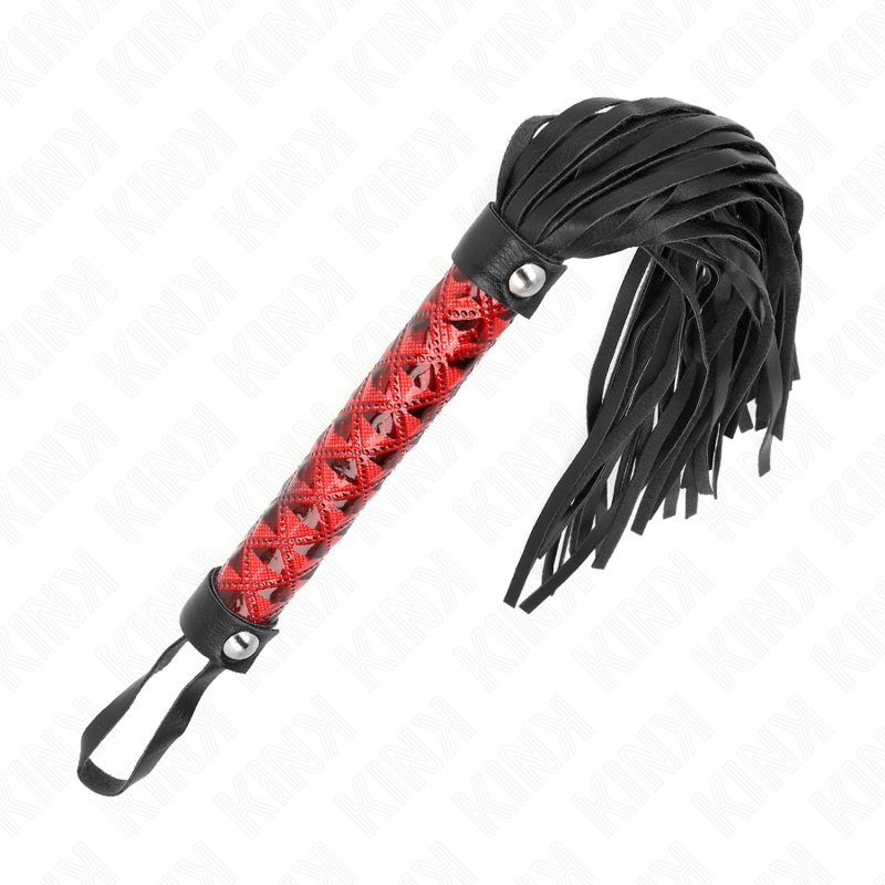 KINK Peitsche mit Rautenmuster 40 cm – Bondage & BDSM | Secret Pulse Bondage-Fessel diskret online kaufen