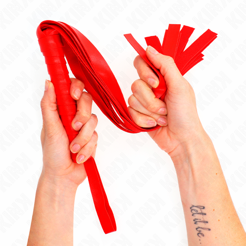 KINK - ROTE BREITSCHWANZPEITSCHE 48,5 CM bei Secret Pulse im Erotikshop