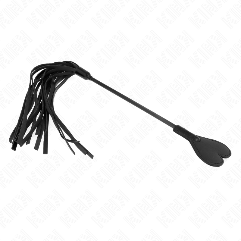 KINK - RANGE PEITSCHE MIT HERZPLATTE 35 CM Produktansicht und Details