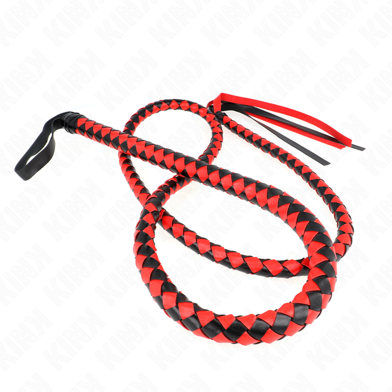 KINK Rote lange Schlangenpeitsche 210 cm – Bondage & BDSM | Secret Pulse bei Secret Pulse im Erotikshop