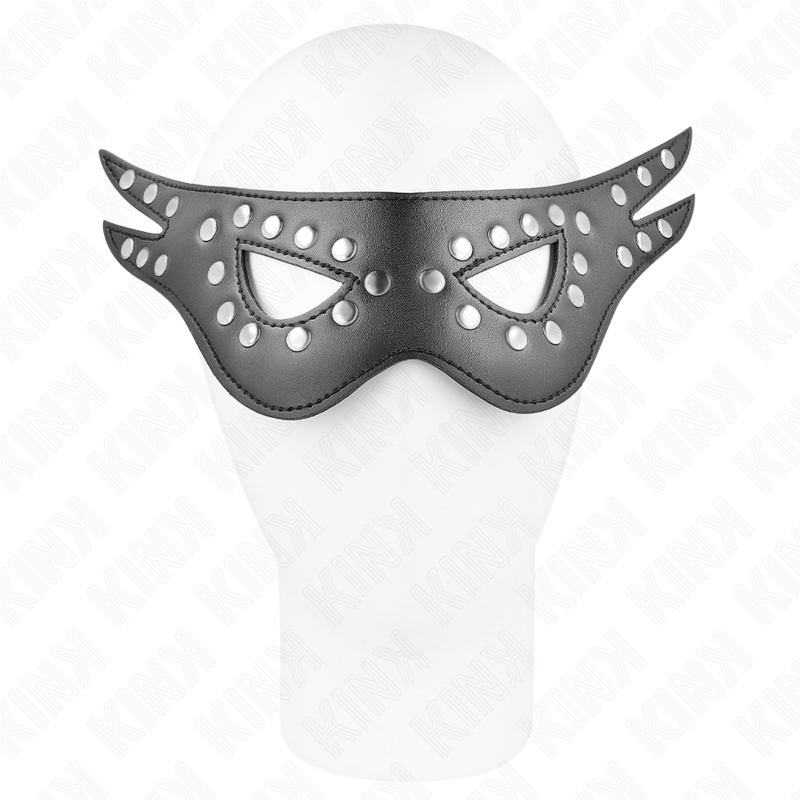 KINK Sexy Kunstledermaske – Modell 1, 27 x 13 cm | Verführerisches Accessoire für sinnliche und diskrete Momente