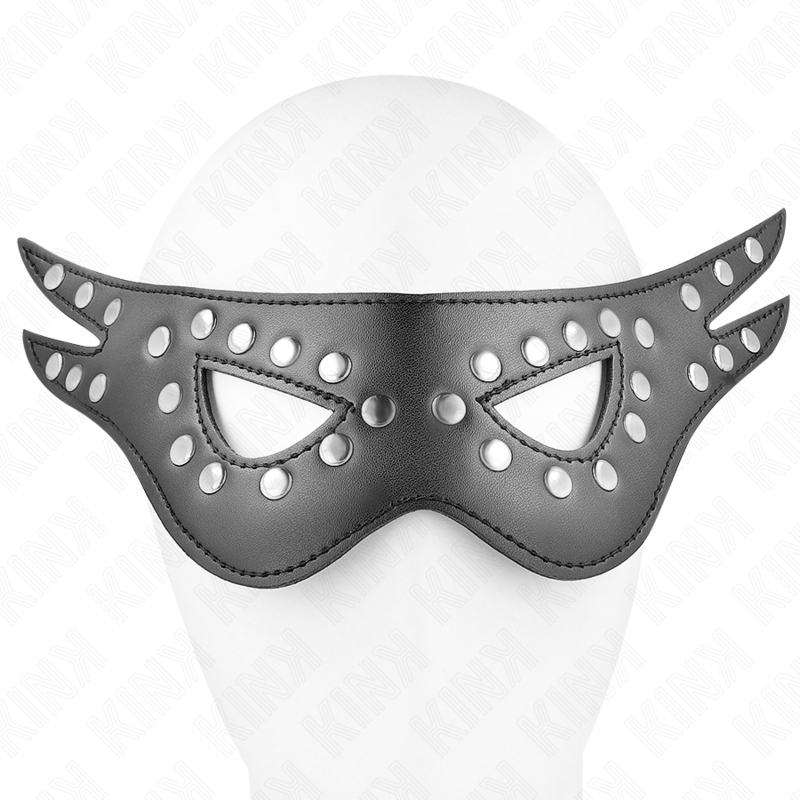 KINK Sexy Kunstledermaske – Modell 1, 27 x 13 cm | Verführerisches Accessoire BDSM-Zubehör diskret online kaufen