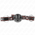 KINK - HOHLHARTER SCHWARZER BALLKNEBEL MODELL 2 65 x 2,5 CM Ballknebel diskret online kaufen