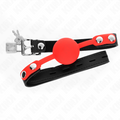 KINK - SILIKONBALL 4 CM KNEBEL MIT SCHLOSS 60 x 2 CM Ballknebel diskret online kaufen