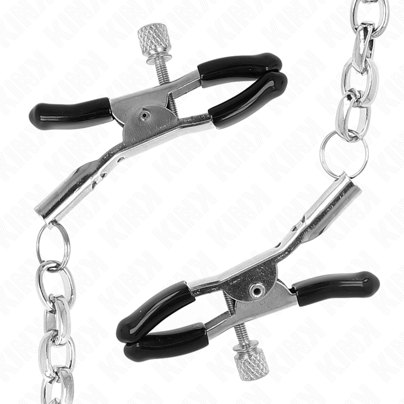 KINK - DICKE KETTE NIPPELKLEMMEN 30 CM Produktansicht und Details