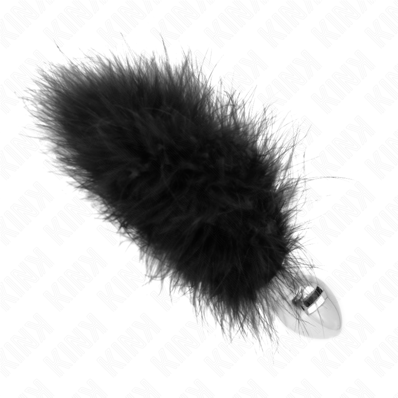 KINK - EDELSTAHL ANAL PLUG 11 x 7 CM MIT FEDER 11 CM Produktansicht und Details