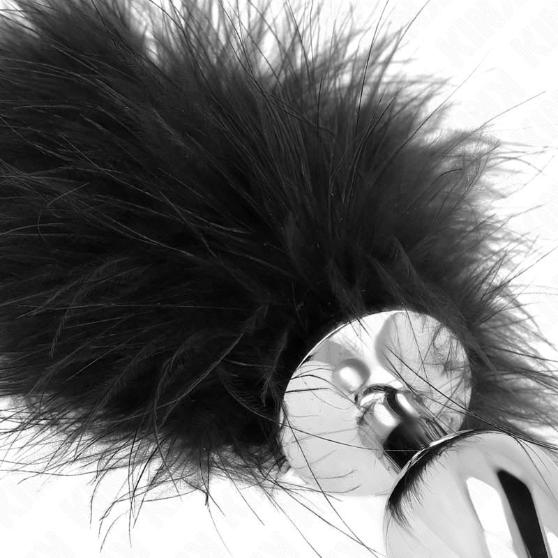 KINK - EDELSTAHL ANAL PLUG 11 x 7 CM MIT FEDER 11 CM Produktansicht und Details