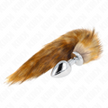KINK - ANAL PLUG GRÖSSE L 10 X 4 CM MIT KUNSTSTOFFSCHWANZ 40 CM BRAUN BDSM-Zubehör diskret online kaufen