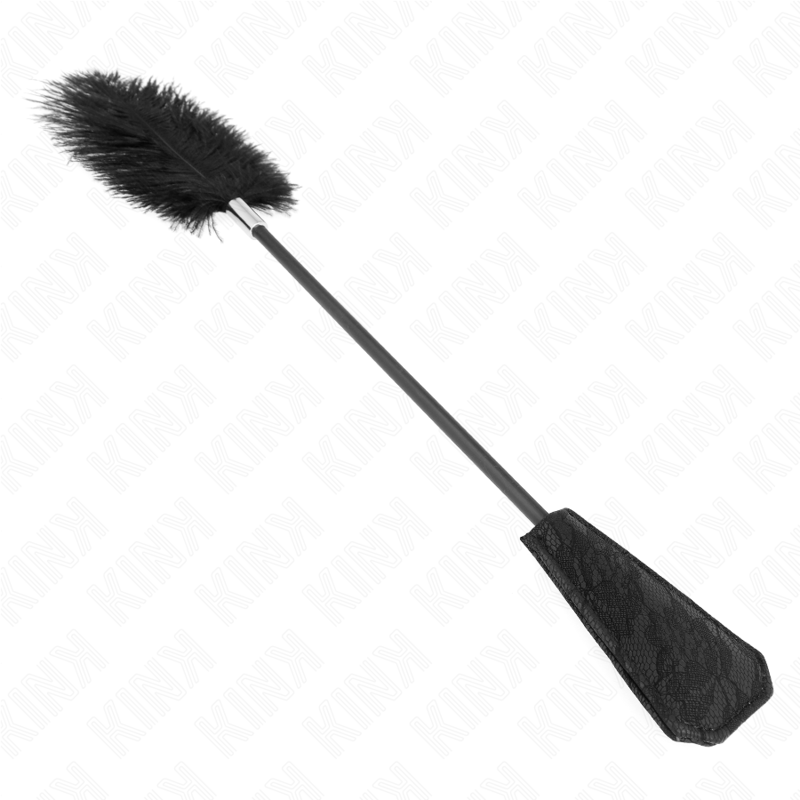 KINK - STRAUSSENFEDERN ZUM KITZELN MIT SPITZENPALETTE 56 CM bei Secret Pulse im Erotikshop