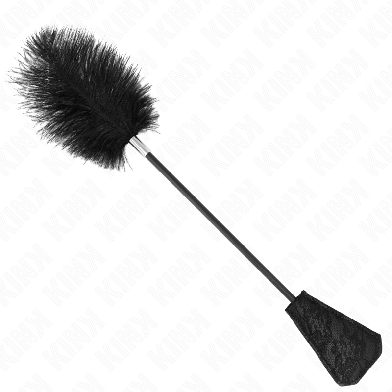 KINK - STRAUSSENFEDERN ZUM KITZELN MIT SPITZENPALETTE 56 CM BDSM-Zubehör diskret online kaufen