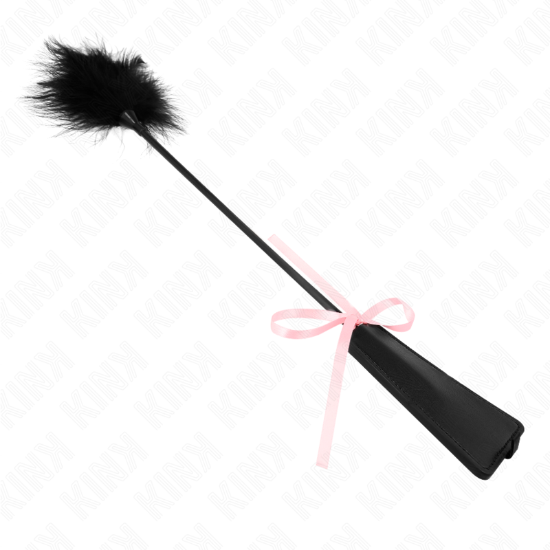 KINK - TICKLE FEATHERS MIT ROSA SCHLEIFE 49 CM für sinnliche und diskrete Momente
