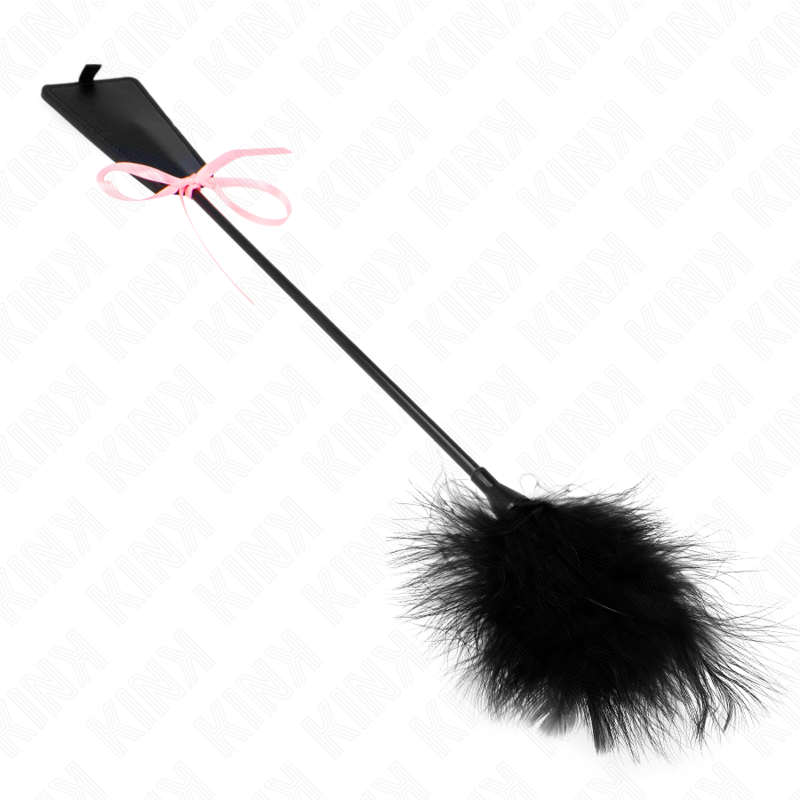 KINK - TICKLE FEATHERS MIT ROSA SCHLEIFE 49 CM Produktansicht und Details