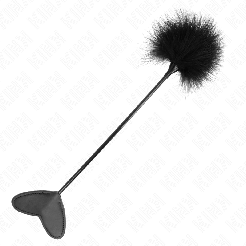 KINK - TICKLE FEATHERS MIT HERZPADDEL 31 CM Produktansicht und Details