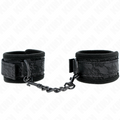 KINK - DARK LACE CUFFS NEOPRENE HANDGELENK MANSCHETTEN VERSTELLBAR SCHWARZ 20-29 CM X 5 CM BDSM-Zubehör diskret online kaufen