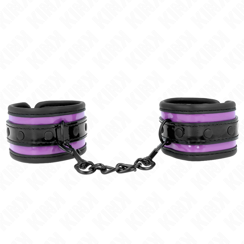 KINK - NEOPREN HANDGELENKFESSELN HELLLILA VERSTELLBAR 21-28 CM X 5 CM Produktansicht und Details