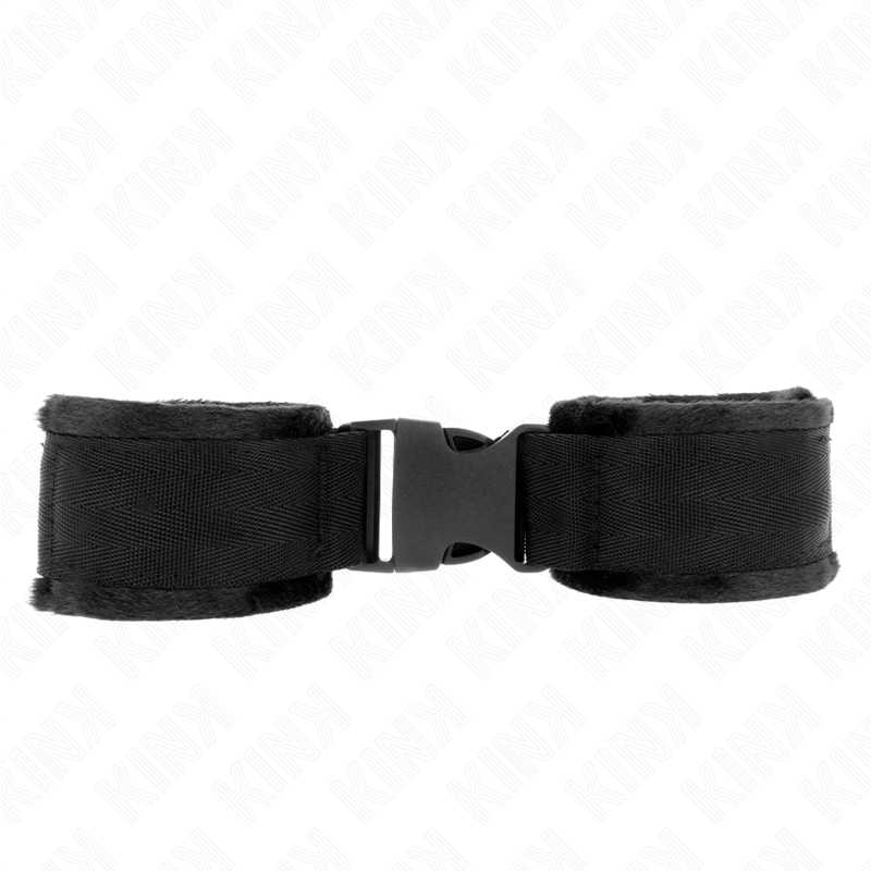 KINK - NYLON BIND-HANDFESSELN MIT KLETTVERSCHLUSS ROT-SCHWARZ MODELL 1 VERSTELLBAR 25-35 CM X 6 CM Bondage-Fessel diskret online kaufen