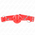 KINK - KOMPLETTER ROTER HOHLBALLKNEBEL 62 x 2 CM Ballknebel diskret online kaufen