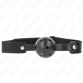 KINK - SCHWARZER ATMUNGSAKTIVER BALL 4,5 CM Knebel 65 x 2,5 CM Ballknebel diskret online kaufen