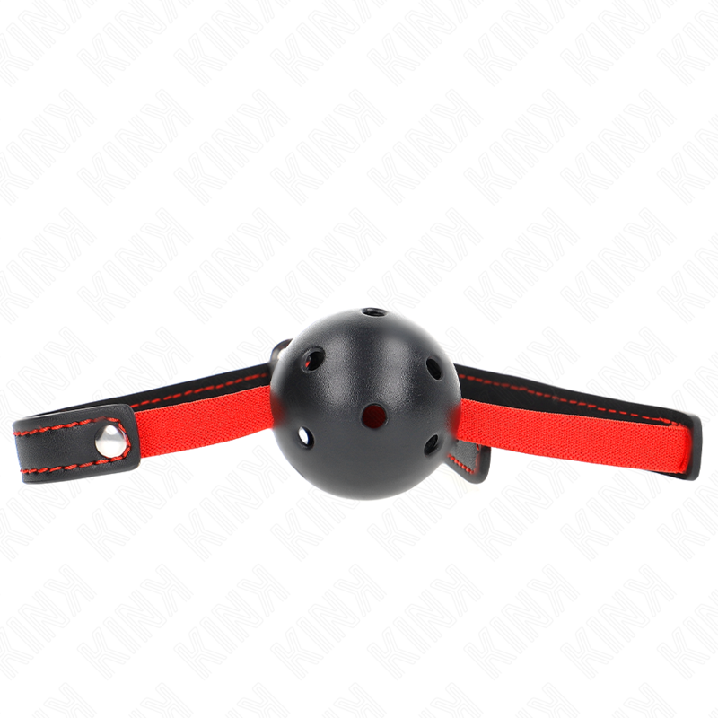 KINK - HOHLHARTER MUND 4,5 CM KNEBEL MIT ELASTISCHEM GÜRTEL 56 x 1,5 CM Ballknebel diskret online kaufen