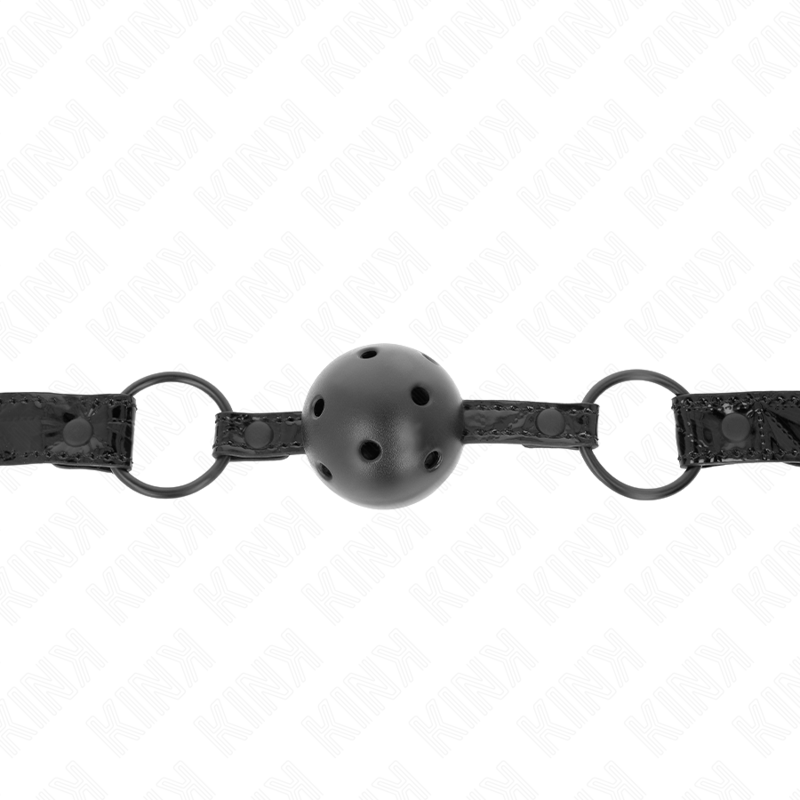 KINK - RAUTENMUSTER-BALL 4,5 CM GAG MODELL 3 64,5 CM VERSTELLBAR 42-60 CM hochwertiges Zubehör