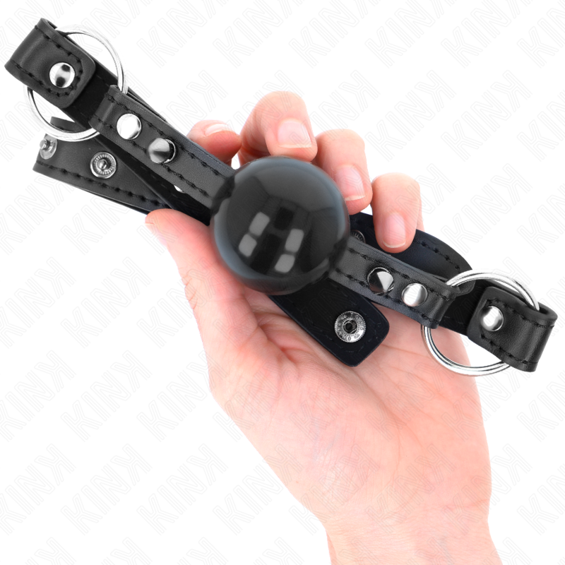 KINK - BALL 4 CM KNEBEL MIT SPITZENNIET UND SCHNAPPVERSCHLUSS 65 x 2 CM Produktansicht und Details