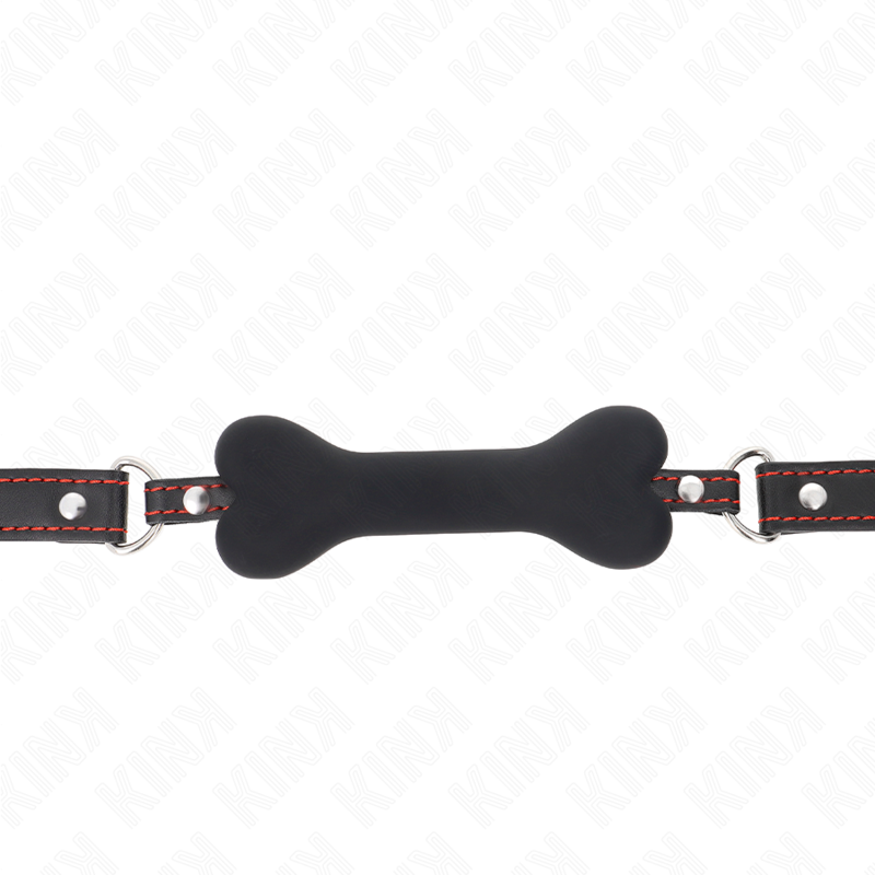 KINK - SCHWARZER KNOCHEN 12 CM GAG 63 x 2 CM bei Secret Pulse im Erotikshop