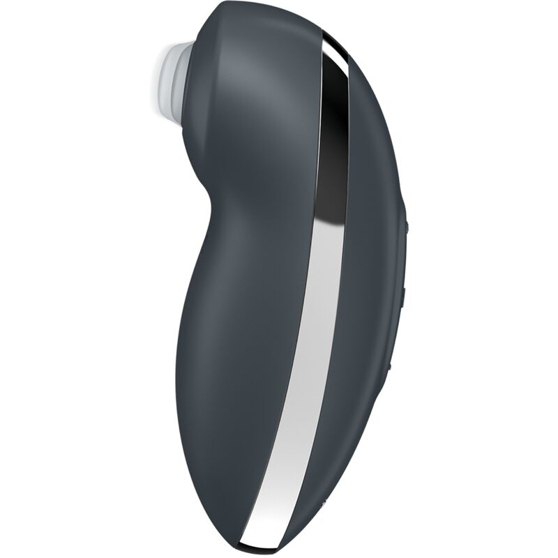 SATISFYER - TAP & CLIMAX 2 VIBRATOR & STIMULATOR GRAU – Klitorisstimulator Bild 1