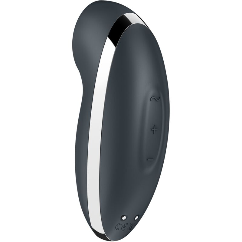 SATISFYER - TAP & CLIMAX 2 VIBRATOR & STIMULATOR GRAU – Klitorisstimulator Bild 6