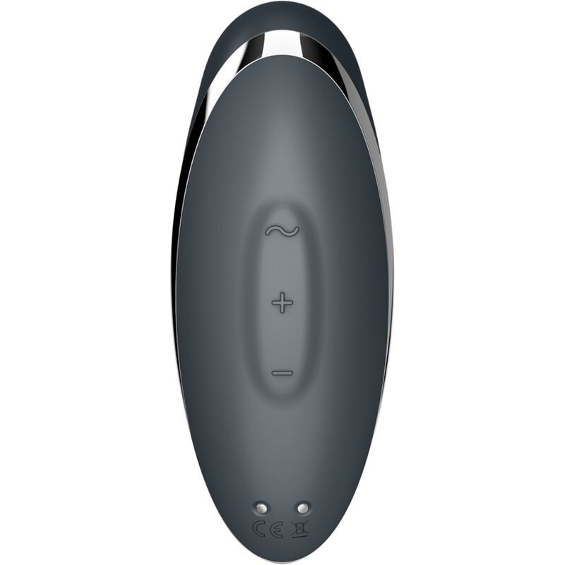 SATISFYER - TAP & CLIMAX 2 VIBRATOR & STIMULATOR GRAU – Klitorisstimulator Bild 10