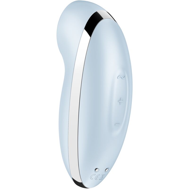 SATISFYER - TAP & CLIMAX 2 VIBRATOR & STIMULATOR BLAU – Klitorisstimulator Bild 8