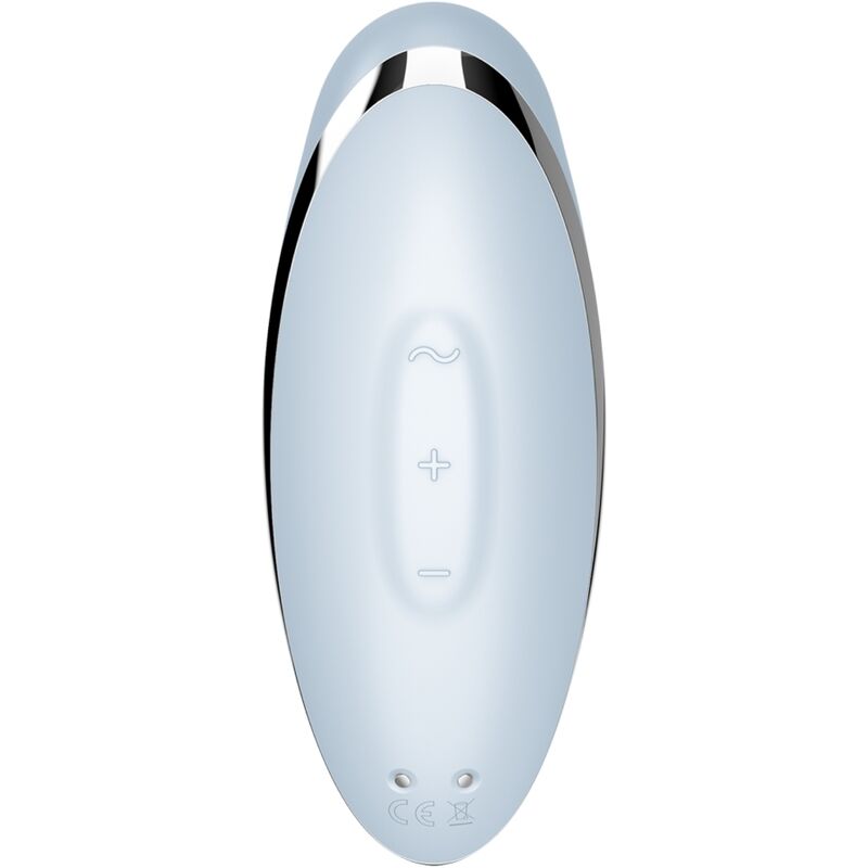 SATISFYER - TAP & CLIMAX 2 VIBRATOR & STIMULATOR BLAU – Klitorisstimulator Bild 12