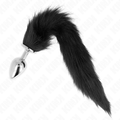 KINK - ANAL PLUG GRÖSSE L 10 X 4 CM MIT KUNSTSTOFFSCHWANZ 40 CM SCHWARZ BDSM-Zubehör diskret online kaufen