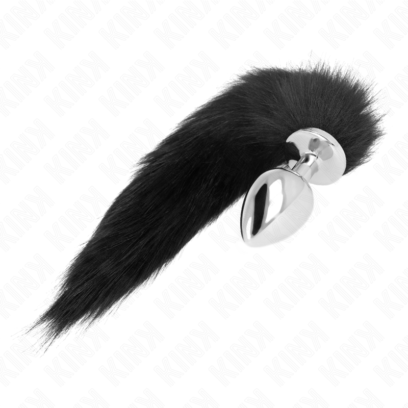 KINK - ANAL PLUG GRÖSSE L 10 X 4 CM MIT KUNSTSTOFFSCHWANZ 40 CM SCHWARZ bei Secret Pulse im Erotikshop