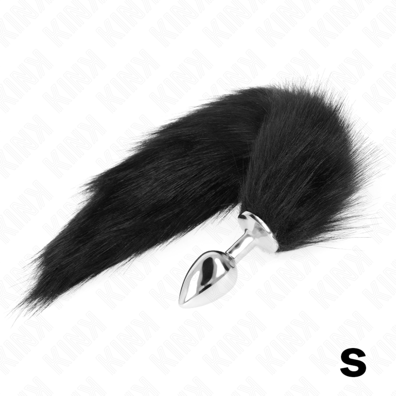 KINK - ANAL PLUG GRÖSSE S 7 X 3 CM MIT KUNSTSTOFFSCHWANZ 40 CM SCHWARZ BDSM-Zubehör diskret online kaufen