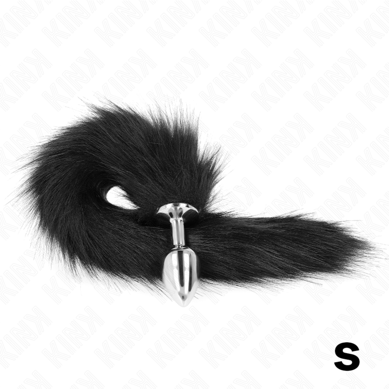 KINK - ANAL PLUG GRÖSSE S 7 X 3 CM MIT KUNSTSTOFFSCHWANZ 40 CM SCHWARZ bei Secret Pulse im Erotikshop