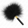 KINK Schwarz-Gold Metall Kitzelfedern 18 cm – Sinnliches Vergnügen | Secret Pulse BDSM-Zubehör diskret online kaufen
