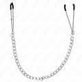KINK - DÜNNE NIPPELKLEMMEN MIT DICKER KETTE 30 CM Nippelklemme diskret online kaufen