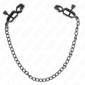 KINK - FLACHE KETTE NIPPELKLEMMEN SCHWARZ 30 CM Nippelklemme diskret online kaufen