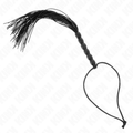 KINK - MINI SILIKONPEITSCHE MIT 6 SCHWARZEN PERLEN 26 CM BDSM-Peitsche diskret online kaufen