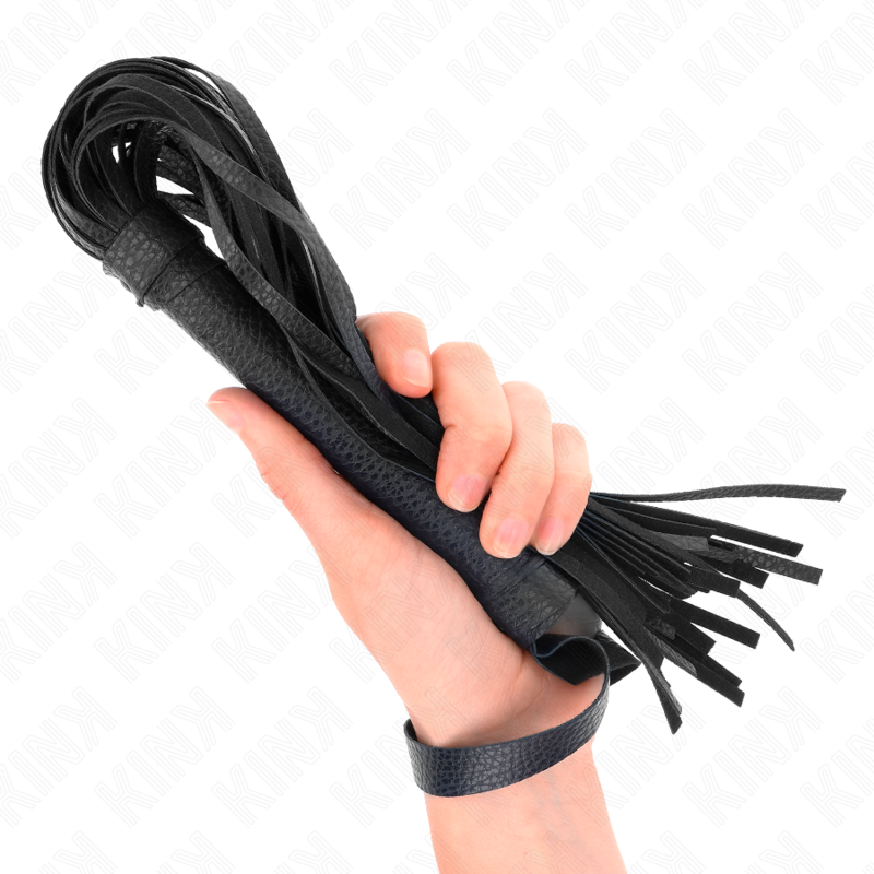KINK Dunkelblaue Perlenpeitsche 43,5 cm – Bondage & BDSM | Secret Pulse für sinnliche und diskrete Momente