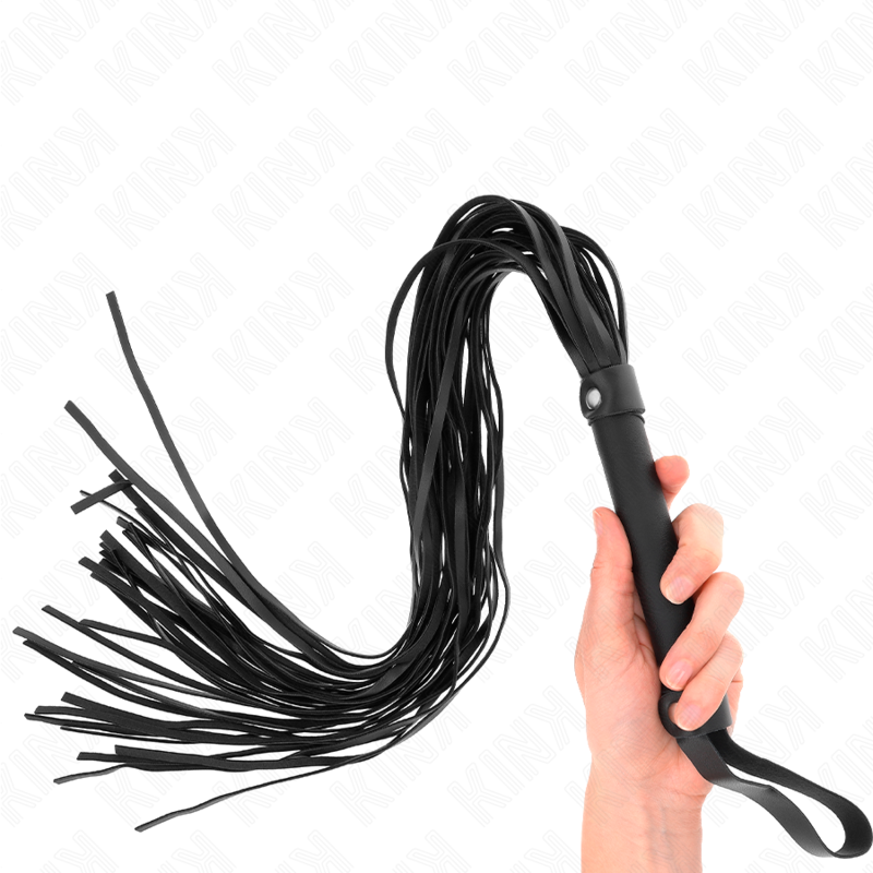 KINK Peitsche aus Schafshautimitat 60 cm – Bondage & BDSM | Secret Pulse Produktansicht und Details