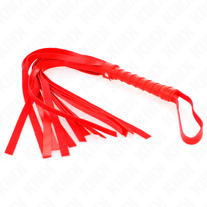KINK Einfache rote Peitsche 45 cm – Bondage & BDSM | Secret Pulse Bondage-Fessel diskret online kaufen